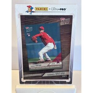 Shohei Ohtani RARE ROOKIE Shield Pitching TOPPS Now CARD Los Angeles DODGERS